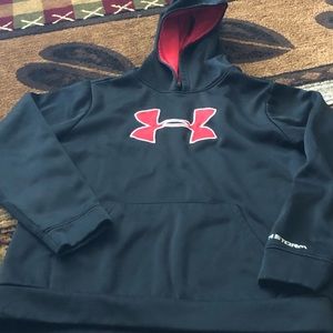 Black/red UA hoodie